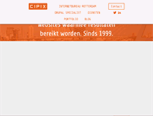 Tablet Screenshot of cipix.nl